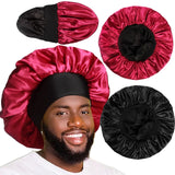Dual Satin Sleep Caps for Men and Women